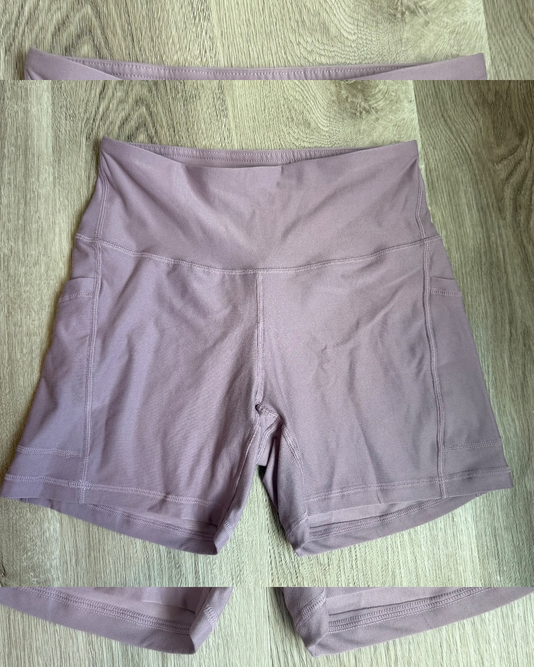 Biker shorts with pockets