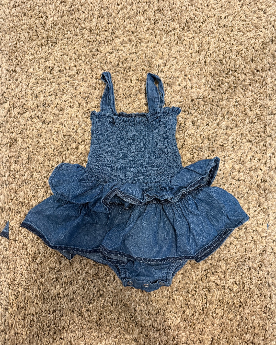 Denim Romper