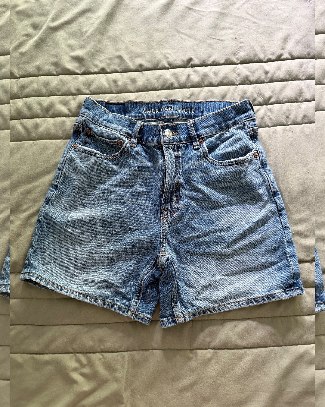 AE Denim Strigid Shorts